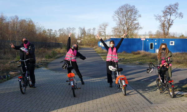 #BIKEYGEES e.V.: Fahrradtrainings für geflüchtete Frauen in den Erstaufnahmeeinrichtungen in Doberlug-Kirchhain und Wünsdorf